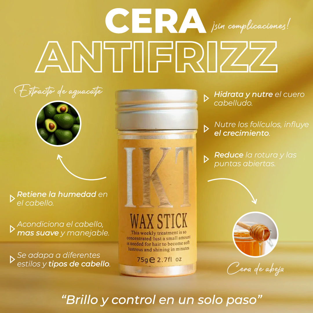 CERA PARA EL CABELLO PARA ACABAR CON EL FRIZZ EN SEGUNDOS